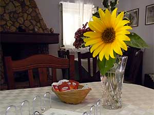 Tavolo colazione B&B
